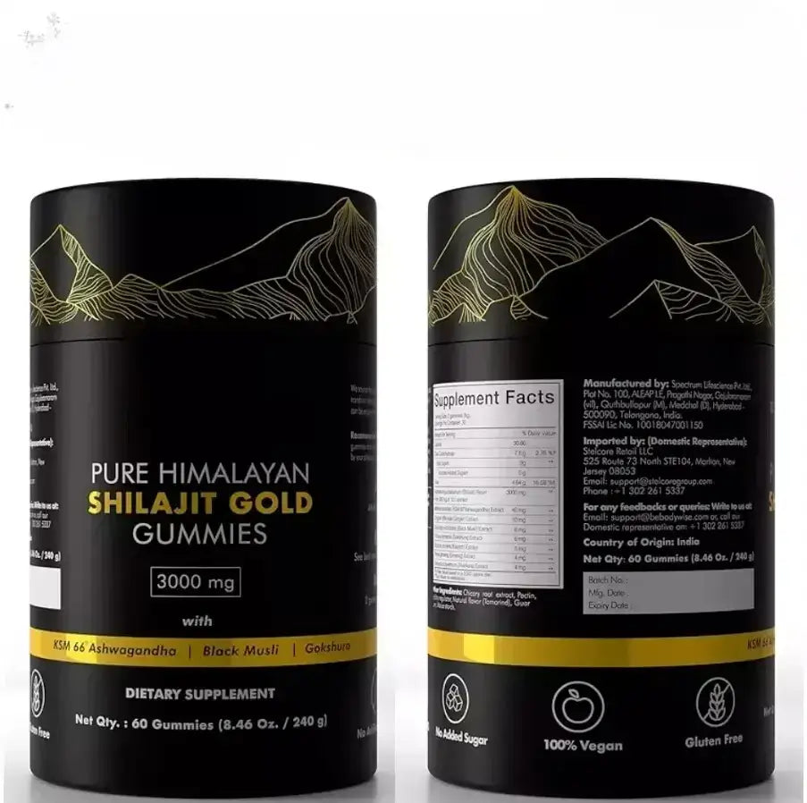 Gommes Shilajit de l’Himalaya BN